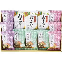 お中元 お返し 内祝い ギフト 加工食品 タニタ食堂監修減塩みそ汁・白子のり詰合せST-30 新築 お礼 引越し 志 仏事 送料無料