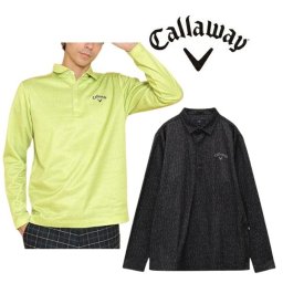 キャロウェイ ゴルフ メンズ 長袖シャツ フェザープリント 裏起毛 シャツ Callaway Golf  C24233113 お誕生日祝い お祝い 記念品 お父さん 父の日 彼氏 男性 30代 40代 50代 60代  還暦祝い 敬老の日 人気プレゼント プレゼント