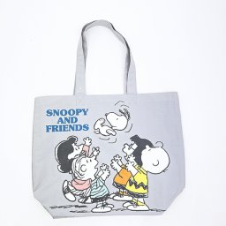 スヌーピー トートバッグ グレー SNOOPY 送料込み