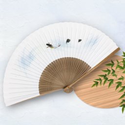 扇子 男性用 メール便なら 送料無料 紙せんす 鯉 紙箱サービス 名前 名入れ 可能 のし紙 毛筆 代筆 無料 紳士 センス 父の日 敬老の日 贈答用 粗品 海外土産 .扇子.