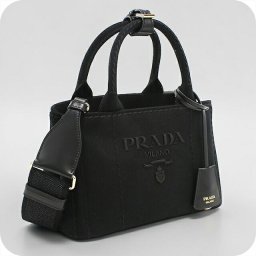 プラダ トートバッグ レディース ブランド PRADA CANAPA RICAMO 2WAY 1BA038 ブラック