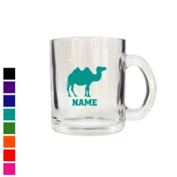 「ラクダ」名入れグラスマグ スモールジョッキ 名入れジョッキ  生ビール マイジョッキ ビアグラス タンブラー お祝い ギフト ビアジョッキ   【cb】駱駝 Camelus キャメル 350ml ジュース 飲料 食器 グラス マグ 透明マグ