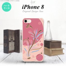 iPhone7 iPhone8 スマホケース ハードケース 和柄 ピンク メンズ レディース nk-ip8-1227