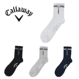 キャロウェイ ゴルフ ソックス 踵サポート入りショートソックス メンズ Callaway Golf C25193105【2025年春夏モデル】 お誕生日祝い お祝い 記念品 お父さん 父の日 彼氏 男性 30代 40代 50代 60代 還暦祝い 敬老の日  人気プレゼント プレゼント