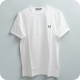 フレッドペリー FRED PERRY Ringer T-Shirt M3519 Tシャツ M3519-100-WHITE-XL ユニセックス ホワイト Tシャツ