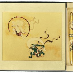 【送料無料】 山中漆器 ステーショナリー２点セット　風神雷神（G）なごみや本舗（高級 工芸品 お歳暮 外国人 お土産 日本製 ギフト 海外発送可 プレゼント お土産 御礼 お祝 記念 誕生日  お中元）なごみや本舗