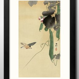 小原古邨 A3 サイズ ポスター アート おしゃれ 絵画 インテリア 北欧 イラスト マット紙 艶消し アートパネル 額 フレーム デザイン 壁掛け ギフト 新築祝い ディスプレイ 引越し祝い　新生活　空間デザイン 