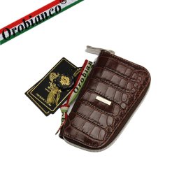 【OROBIANCO】 オロビアンコ キーケース メンズ レザー カーフ 牛革 L字型 ラウンド クロコ型押し MASTRO-L