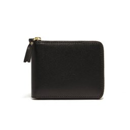 コムデギャルソン COMME des GARCONS 財布 SA7100 CLASSIC LETHER LINE WALLET 二つ折り コインケース ファスナー BLACK ブラック レディース メンズ プレゼント ギフト 新品