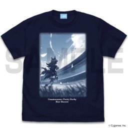 ウマ娘 ライスシャワー 幸せが舞う時 Tシャツ XL ネイビー 服 半袖 アパレル サマー インテリア