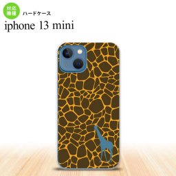 iPhone13mini iPhone13 mini ケース ハードケース キリン 影 黄  nk-i13m-415