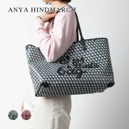 アニヤ ハインドマーチ ANYA HINDMARCH 5050925 149839 161121 トートバッグ I AM A Plastic Bag Motif Tote レディース バッグ 手提げバッグ 肩掛け 鞄 プレゼント お祝い 記念 お出かけ トート ギフト 誕生日 記念日 エコバッグ チャコールグレー クラレット