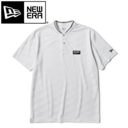 ニューエラ ゴルフ 半袖 ショートカラーポロシャツ ホワイト NEW ERA (14859906) 2026年春夏モデル お誕生日祝い お祝い 記念品 お父さん 父の日 彼氏 男性 30代 40代 50代 60代  還暦祝い 敬老の日 人気プレゼント プレゼント