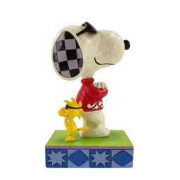 ジョー・クール ウッドストック イケてる友人 12.7cm | ジムショア ピーナッツ グッズ フィギュア 人形 置物 彫刻 Jim Shore 正規輸入品