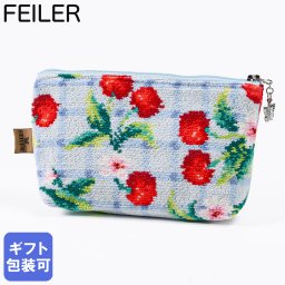 フェイラー FEILER ポーチ コスメポーチ 化粧ポーチ チェリー ピクニック 送別会 誕生日 お中元 結婚祝い 結婚式 彼女 娘 妻 女性 高級 父の日 母の日 ホワイトデー【スペシャルラッピング660円(別売り)】