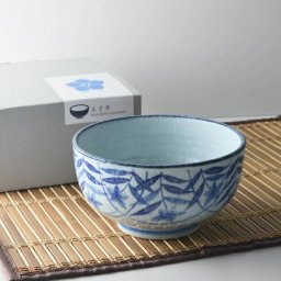 【ギフト対応無料】桔梗 五寸丼 染付 ※送料無料(北海道・沖縄は除く)