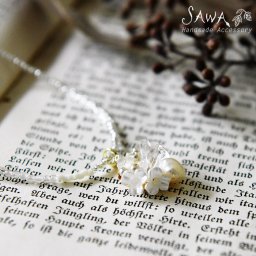 【SAWA サワ】淡水パール × ビーズ　ネックレス (n62) ハンドメイド 手作り 作家 アクセサリー レディース ナチュラル  20代 30代 40代 50代 60代 ギフト プレゼント オケージョン おしゃれ 母の日 クリスマス ギフト プレゼント