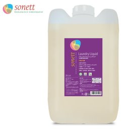 sonett ソネット ナチュラルウォッシュリキッド 洗濯用液体洗剤 20リットル SNN5609[ソネット ナチュラルウォッシュリキッド 洗濯用液体洗剤 オーガニック アロマ香 やさしい 植物原材料 赤ちゃん用洗剤 敏感肌用]