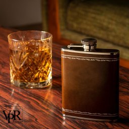 アルティジャーノ 革巻き ステンレス スキットル  VanniPratesi & Rogai   翌日出荷   おしゃれ ブランド 人気 新生活 引越し クリスマス 父の日 バレンタイン  誕生日