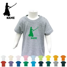 「薙刀1」名入れTシャツ/ベビー服、キッズ服、お名前、子供服、キッズウェア、こども服、入園、入学、新学期、幼稚園、保育園、小学校、夏服【ネコポス発送可】【cf_bst】