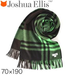 カシミヤ ストール 大判 厚手 タータンチェック カシミア 100% カシミヤストール ブランド ジョシュアエリス joshua ellis カシミアストール レディース ロング マフラー フリンジ ネオン グリーン ライムグリーン 緑 チェック柄 大きめ おしゃれ 女性 誕生日 プレゼント