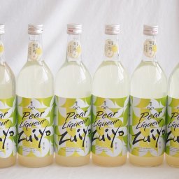 6本セット(瑞鷹 梨の酒 リキュール10度(熊本県)) 720ml×6本