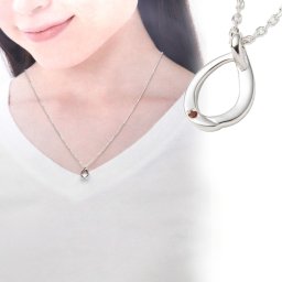 4°c ネックレス 正規品 4℃ ヨンド 4° ヨンドシー 4度 レディース ペンダント アクセサリー しずく モチーフ エターナルシルバー ガーネット 1月 誕生石 111924121802 プレゼント クリスマス プレゼント