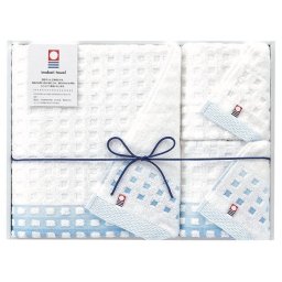 【ギフト対応無料】今治 蒼海 タオルセット (J-4330) ※送料無料(北海道・沖縄は除く)