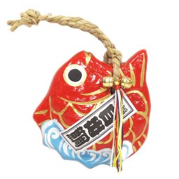縁起物　張り子 目出鯛　4号　めでたいから目出鯛♪