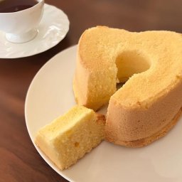 【送料無料】【しっとり＆ふわっふわ食感】ハートシフォンケーキプレーン