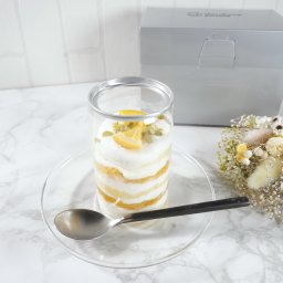 shirokane sweets TOKYO 白金ショートケーキ（オレンジ＆レモン）グラスケーキ　　4個入
