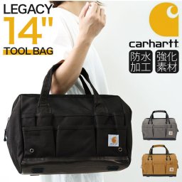 カーハート バッグ 通販 ツールバッグ おしゃれ 工具 バッグ 工具入れ 撥水 はっ水 ミニボストン コンパクト 多機能 ポケット 1200デニールポリエステル 丈夫 ブランド carhartt 260105 LEGACY 14 TOOL BAG レガシー ボストンバッグ