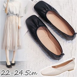 歩きやすい パンプス ローヒール 通販 レディース フラットシューズ フラット シューズ ぺたんこ ソフトギャザー ソフト レザー 柔らかい 痛くない 革 靴 かわいい シンプル しなやか