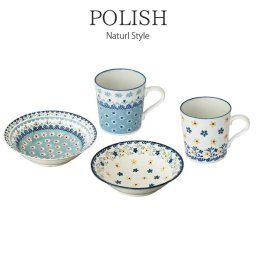 Polish ペアモーニングセット ペア食器 北欧食器 朝食セット おうちカフェ 食器セット 日本製 カフェ風 電子レンジ対応 食洗機対応 結婚祝い ギフト〈02092〉 M-mode