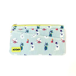 ムーミン MOOMIN マルチポーチ ドットストライプ ポーチ マスクケース 小物入れ ベビー ドット柄 グッズ