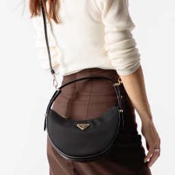 プラダ PRADA 1BC194 R789 ショルダーバッグ RE-NYLON LEATHER SHOULDER BAG レディース バッグ ホーボーバッグ