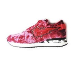 URBAN SUN アーバンサン レディース laure136 国内正規品 ローカット スニーカー RED ラウレランニングモデル レッド イタリア製 メンズ レディース 24cm