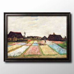 フィンセント ファン ゴッホ チューリップ畑 A3 サイズ ポスター アート おしゃれ 絵画 インテリア 北欧 イラスト マット紙 艶消し アートパネル 額 フレーム デザイン 壁掛け ギフト 新築祝い ディスプレイ 引越し祝い　新生活　空間デザイン