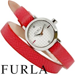 FURLA フルラ 腕時計 VITTORIA ヴィットリア R4251107502 レディース 2重巻き レッド シルバー 新品 無料ラッピング可