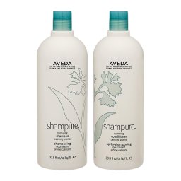 アヴェダ シャンピュア ナーチュアリング シャンプー & コンディショナーセット  1000mlx2  | お得な大容量サイズ  AVEDA  シャンプー 美容グッズ コスメ化粧品 誕生日 クリスマス ホワイトデー 結婚記念日 ウエディングギフト 母の日 送別会 バレンタインデー 女性 彼女 妻