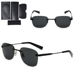サンローラン サングラス SAINT LAURENT SL 744 SUN-001 サングラス SL744-SUN-001 ノーズパット ブラック グレー メンズ レディース ユニセックス