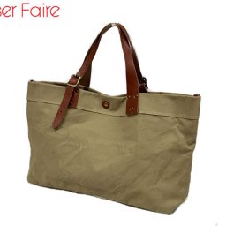 正規品 メンズ レディース Laisser Faire レッセフェール パルケ 帆布＆スペインレザー トートバッグ ai0365 5689393 lily19 旅行 ギフト