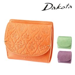 ダコタ 二つ折り財布 小銭入れあり 本革 Dakota エルビエ ミニ財布 31920 レディース 送料無料 誕生日プレゼント ギフト ラッピング無料 【正規代理店】