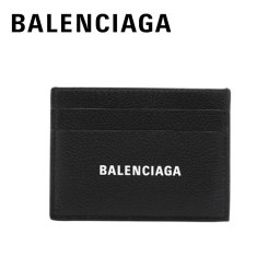 バレンシアガ BALENCIAGA  カードケース/カード入れ（名刺入れ） 594309/1IZI3 ブラック 黒 小銭入れ ブランドロゴ 送料無料 ギフト プレゼント 誕生日 バースデー