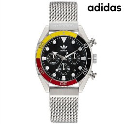 アディダス EDITION TWO CHRONO クオーツ 腕時計 ブランド メンズ クロノグラフ adidas AOFH22501 アナログ ブラック 黒 プレゼント 実用的
