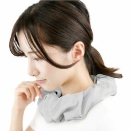 クールネックシュシュ Ｂ／ｸﾞﾚｰ 30914 景品 記念品 粗品 ノベルティ 名入れ 御挨拶 ご挨拶