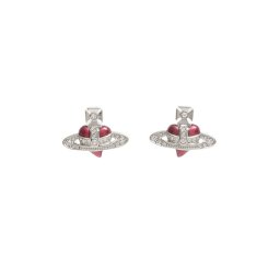 ヴィヴィアンウエストウッド ピアス Vivienne Westwood 6201033K-02P383 EARRINGS ハート シルバー レッド