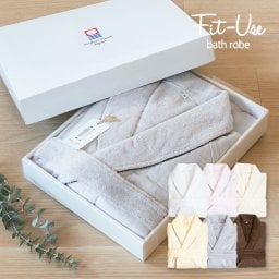 (ギフト) バスローブ 今治 Fit-Use タオル地 ガーゼ タオル 送料無料 ※紙袋付き 母の日 フィットユース 出産祝い 結婚祝い 敬老の日 内祝い 誕生日 ギフトボックス入り レディース メンズ ママ マタニティ 今治タオル 日本製 蛍光染料不使用 ひよこクラブ掲載 バレンタインデー ホワイトデー