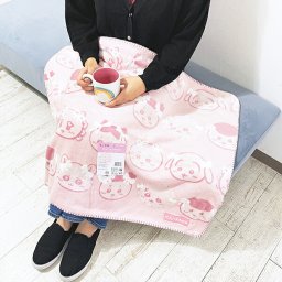 ちいかわ オパールブランケット リボンリボン ひざ掛け