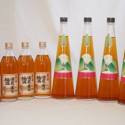 梅酒8本セット(手作り梅酒(宮崎県) 八鹿の酒蔵で造った梅酒(大分)) 720ml×4本 500ml×4本